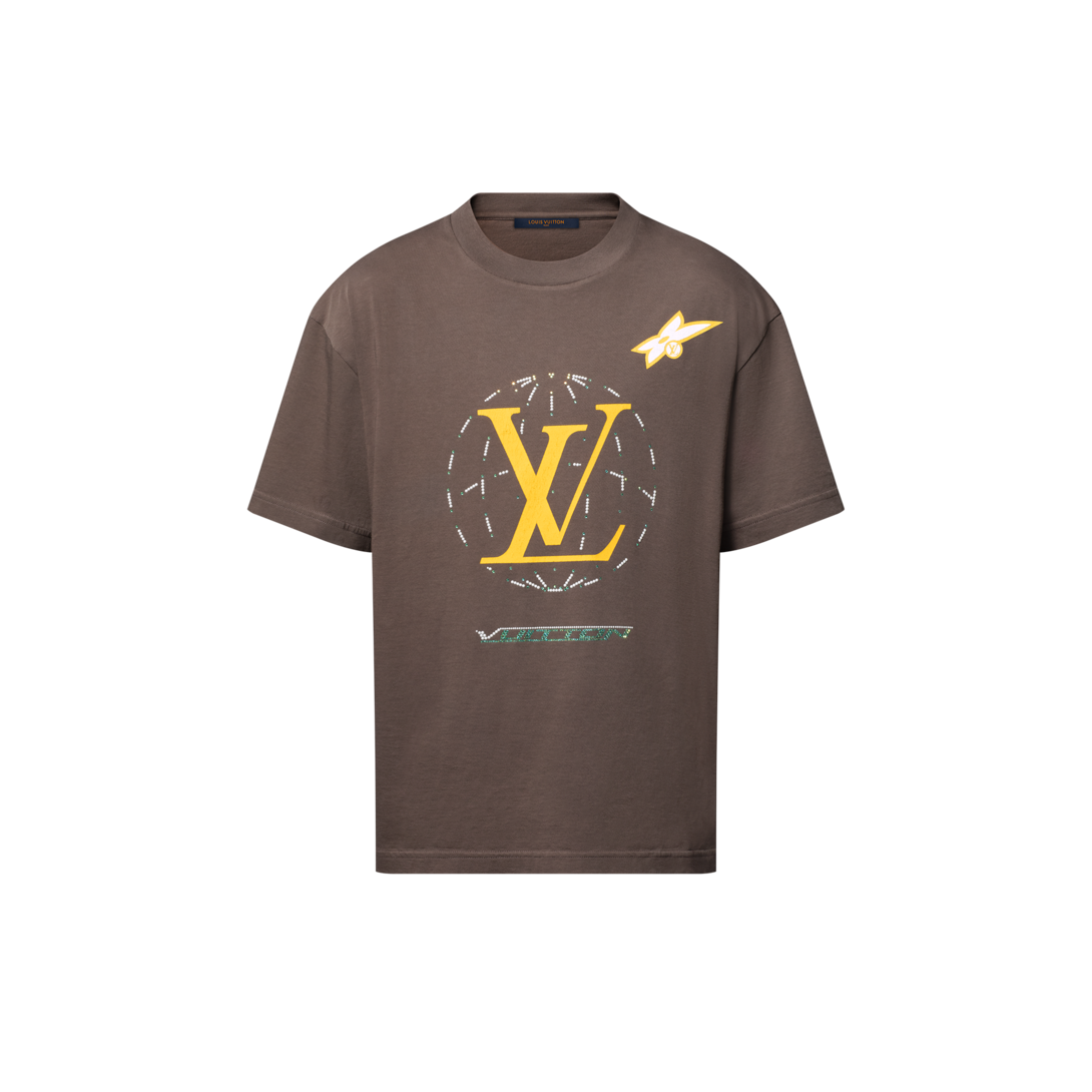 Camiseta de Algodão Estonado com Pedrarias - Ready-to-Wear | LOUIS